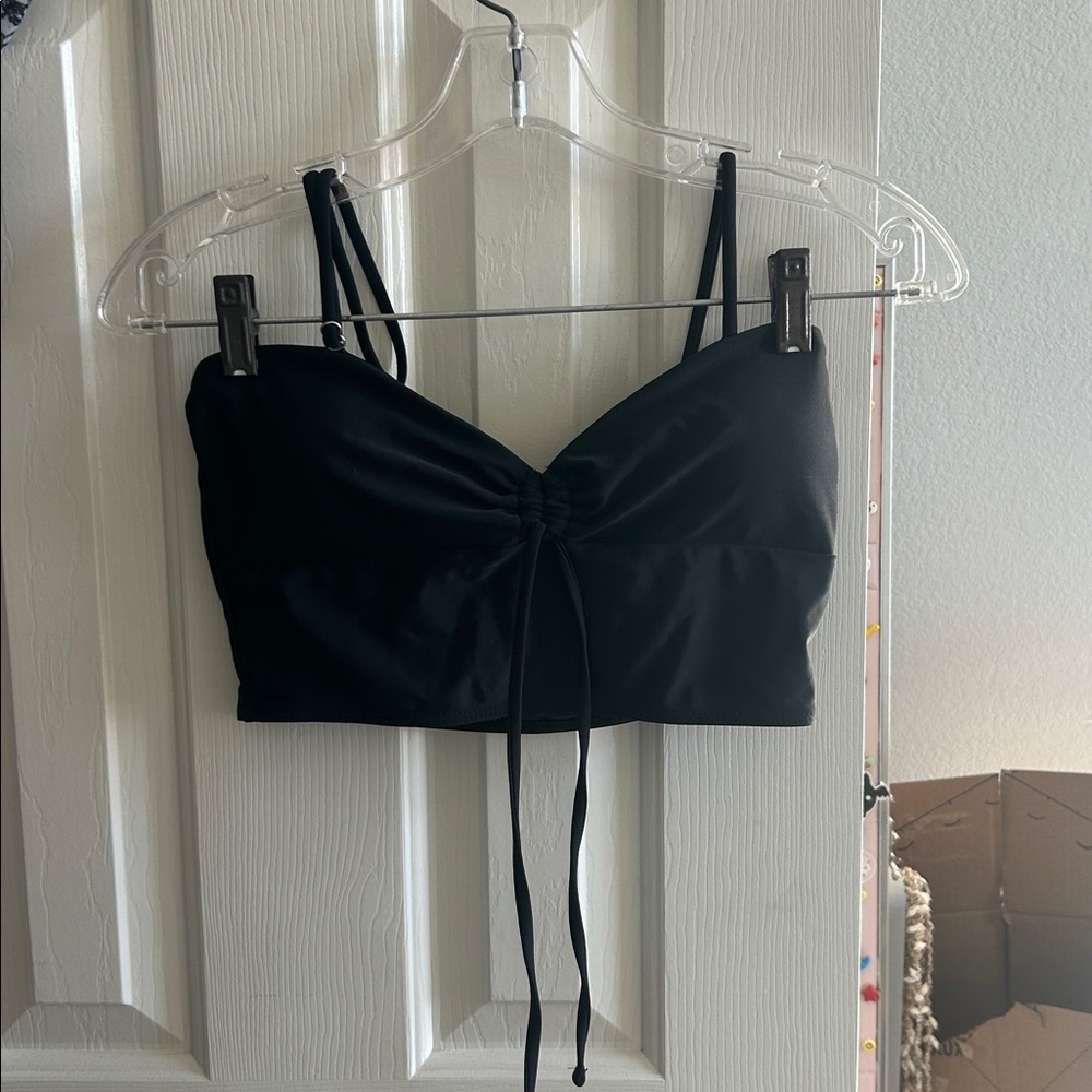 Adjustable Black Bikini Top
